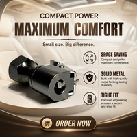Adaptateur de valve de gonflage rapide de haute qualité à clipser, anti-fuite, en métal, pour pompe à air, gonfleur de pneus automobile