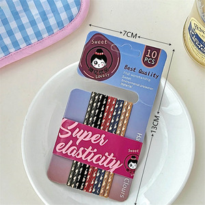 Hàn Quốc Phiên Bản Sen Loạt Tóc Nhẫn Rực Rỡ Màu Sắc 10-Mảnh Thiết Lập Đa Năng Đàn Hồi Quan hệ Ngọt Ngào Hàng Ngày Tóc Phụ Kiện Làm Cao Su - Product Image 5