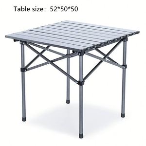 Tables de pique-nique pliables légères et portables pour l'extérieur avec sac de transport, table de camping pour barbecue - Product Image 3