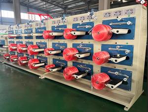 Macchina per la produzione di filo per imballaggio di alta qualità, estrusore per rafia PP, linea di produzione di filo Sofite con avvolgitore da 400 kg - Product Image 1