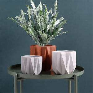 Macetas de cerámica personalizadas, decoración de jardín <span class=keywords><strong>minimalista</strong></span> para el <span class=keywords><strong>hogar</strong></span>, venta al por mayor - Product Image 5