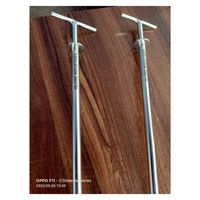 Sonde d'échantillonnage manuelle en acier inoxydable pour poudres, tige de prélèvement pour tests de matériaux industriels en laboratoire