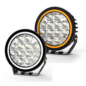 Luces de Conducción Antiniebla Led Redondas de 7 Pulgadas, 12V 24V con Homologación E-Mark para Camión 4X4 y Vehículo Todoterreno, con Haces de Luz Puntual y DRL en Blanco y Ámbar - Product Image 5