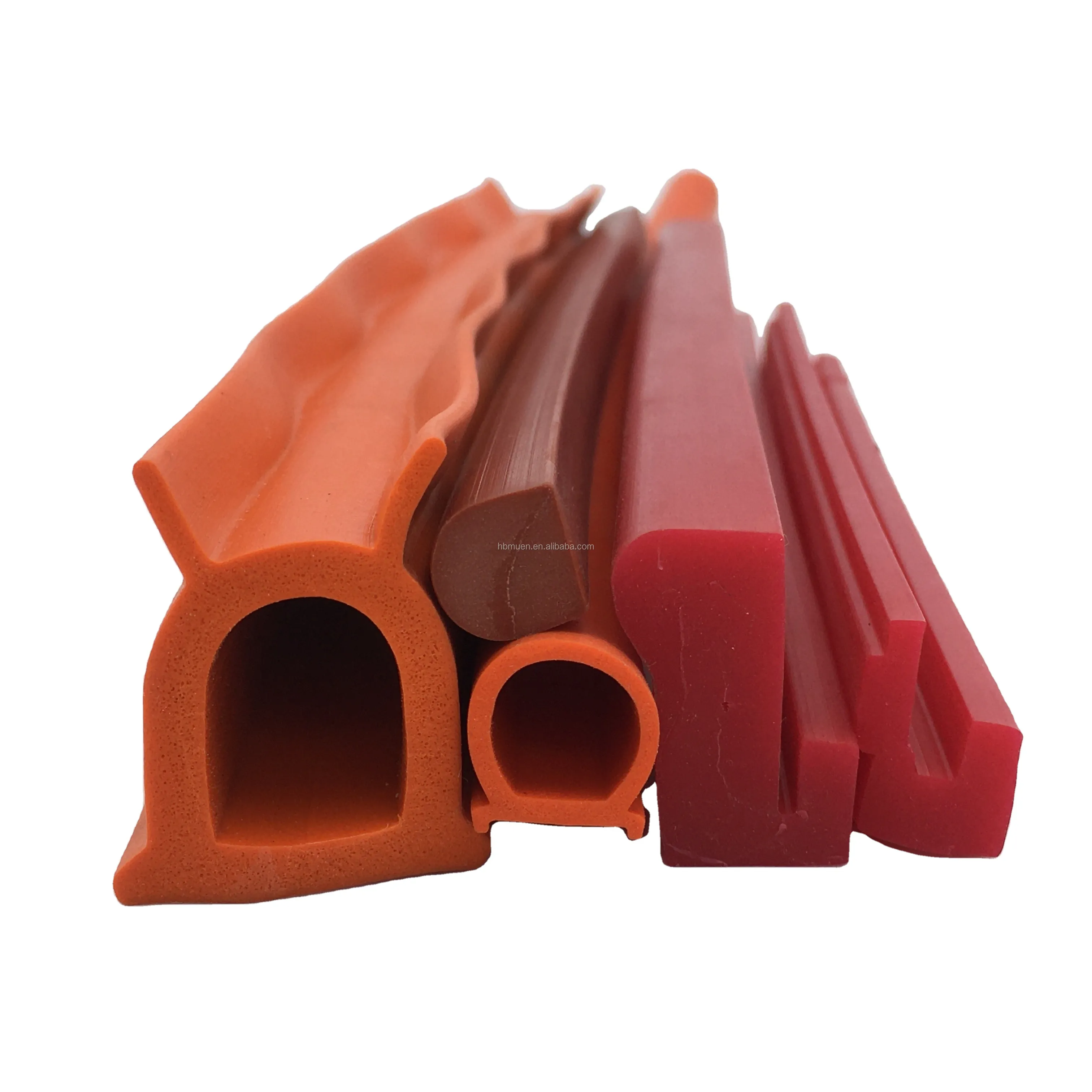 Manufacturer custom silicone seal profiled color high temperature resistant solid strip water silicone seal