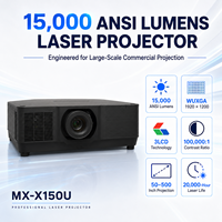 Projecteur laser pour grandes salles de 15 000 lumens avec HDBaseT, fusion des images à bords superposés et installation à 360 degrés