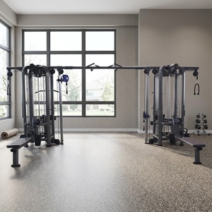 <span class=keywords><strong>Machine</strong></span> de <span class=keywords><strong>musculation</strong></span> à 5 stations, équipement de <span class=keywords><strong>musculation</strong></span> 8 postes, multi-gym commercial à câbles pour usage en salle de sport - Product Image 6