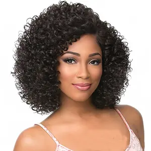 Keep on black Friday sale, Wholesale Peruvian cuticle aligned virgin hair wigs, lace front bob wig 100% human hair curly style