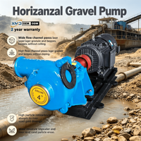 Pompa Pasir Horizontal 6-8 Inci High Solid untuk Penambangan Emas Pasir Sungai, Pompa Transfer Pasir dan Kerikil Partikel Besar