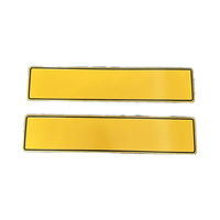 Plaque d'immatriculation de voiture en aluminium semi-finie personnalisée avec finition brillante, épaisseur de 1 mm, dimensions 52*1 cm pour la décoration