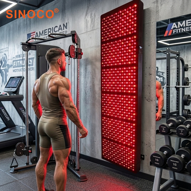 Sports Center Pain Relief Muscle Recovery Red & Infrared Light Therapy Panel for Yoga Room and Home Use Desktop Model