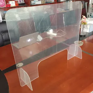 Envío rápido de virus escudo para tienda de plexiglás estornudo guardias