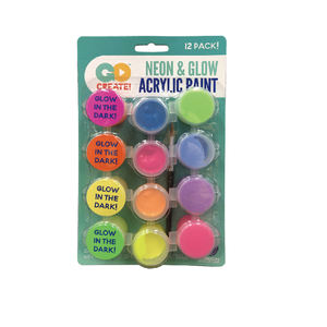 Ensemble de peinture acrylique de 12 ml, 5 couleurs, fournitures artistiques, ensemble de peinture, pigment riche, emballage en blister - Product Image 6