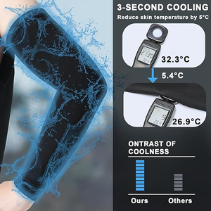 ปลอกแขนกันแดดสำหรับผู้ชาย สำหรับวิ่ง เบสบอล บาสเกตบอล กีฬา ป้องกันรังสียูวี ระบายความร้อน กระชับกล้ามเนื้อ เหมาะสำหรับปั่นจักรยาน - Product Image 3