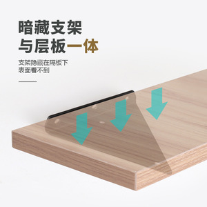 Soporte de placa triangular de hierro pintado, duradero, con ángulo recto, para estantería de pared. - Product Image 3