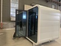 Villa modulaire en conteneur maritime modifié de 20 pieds/40 pieds, cabine mobile Apple, maison préfabriquée, bureau, hôtel, atelier moderne en acier de luxe