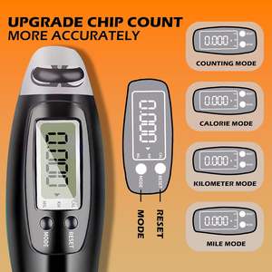 Cuerda de Saltar Ajustable de Acero para Fitness, Cuerda de Saltar Inalámbrica para Interiores y Exteriores con Contador para Hacer Ejercicio - Product Image 5