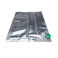 Sac de conservation du vin - Sac intérieur en aluminium transparent avec valve papillon pour café, boissons, jus, liquides, sac stérile