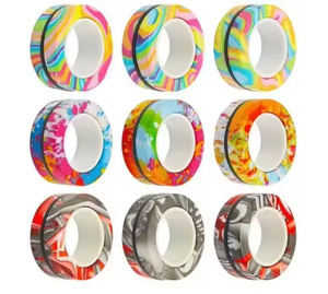 Anneaux de fidget spinners magnétiques, idée de jouets anti-stress pour enfants et adultes, soulagement du stress, anneaux de fidget spinners créatifs - Product Image 6