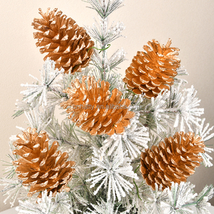 Pignons de pin en plastique en gros pour décorations de Noël, artisanat en vrac, mini pignons de pin dorés pour bricolage, livraison rapide de l'usine, en promotion - Product Image 5