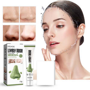Vente en gros de thé vert Masque pour le nez des points noirs Peel Off Nez Pores propres Rétrécit Élimination des points noirs Peeling Off Masque pour le nez Crème - Product Image 5