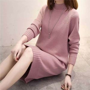 Nuovo <span class=keywords><strong>Maglione</strong></span> Autunnale alla Moda a Maniche Lunghe con Collo Alto, Top Casual Coreano Ampio, Direttamente dal Produttore, Abbigliamento in Maglia - Product Image 6