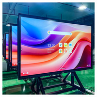4K UHD Android 13 55 65 75 86 İnç İnteraktif Akıllı Tahta Okul Eğitimi Sınıf Öğretimi Toplantı Odası için