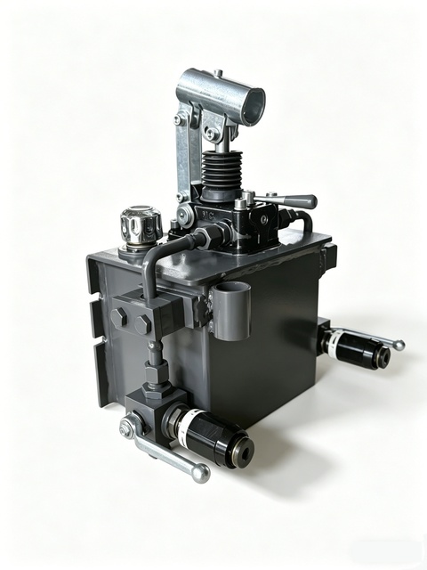 FYSCI Piston Pump PMD25-45Bby-s High Pressure Double Acting Manual Power Unit 16 cm