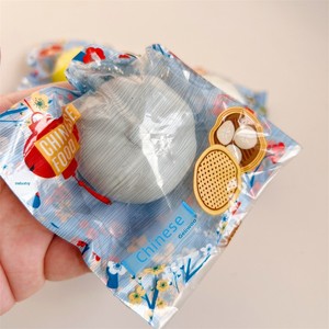 Pendentif porte-clés anti-stress en mousse PU à montée lente, en forme de petit pain chinois Kawaii, 5 cm, vente en gros, prêt à expédier - Product Image 4