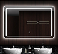Venta al por mayor de alta calidad LED inteligente espejo de baño con pantalla táctil Bluetooth altavoz espejos de baño