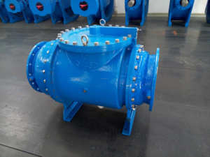 Válvula <span class=keywords><strong>de</strong></span> Retención Anti-Retorno <span class=keywords><strong>de</strong></span> Resistencia Ligera TWS SDF1X-16 AWWA C511/ASSE 1013 DN400 con Extremo <span class=keywords><strong>de</strong></span> Brida CF8, Disco Hidráulico - Product Image 3