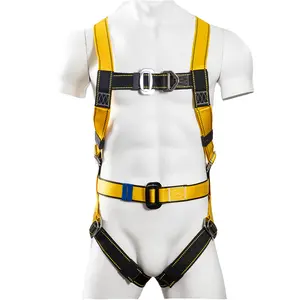 Mountaineering Equipment Anti-fall 5 Point Full Body Safety Harness For High Altitude Construction Working