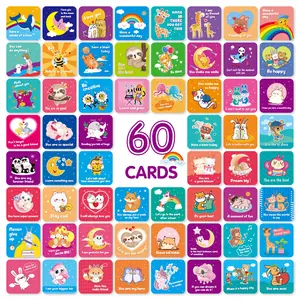 New 60 pcs lunch box notes for kids cute motivational and Inspirational thinking of you cards for boys and girls lunchbox