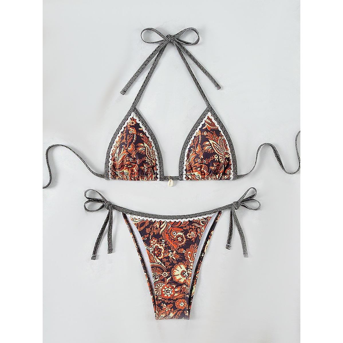 Fleurs marron