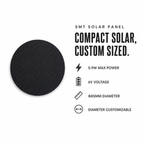 Panel Surya ETFE 0.9W 6V untuk Daya Kamera Keamanan Video Doorbell