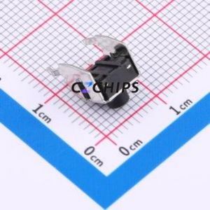 TC-6615-6.0-170 Tactile Switch Through hole,7.5x6.2mm Switch Single Pole Single Throw Round Button 1.7N Right Angle Insert - Product Image 2
