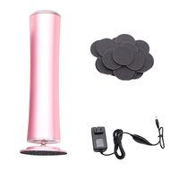 Râpe à pieds électrique 15V en alliage d'aluminium de haute qualité avec poignée longue, écran LED et coffret cadeau