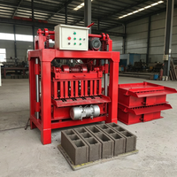 Machine semi-automatique de fabrication de briques pour usine de blocs creux et pleins en cendres volantes, sable et ciment pour pavés