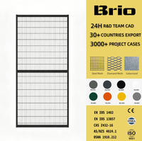 Système de protection de sécurité en treillis métallique BRIO 1000 Post pour machines lourdes
