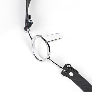 Strumento di Tortura SM per Apertura Forzata della Bocca e Soppressione della Lingua, Gag per Gola Profonda in Metallo, Prodotto Alternativo per Adulti - Product Image 4