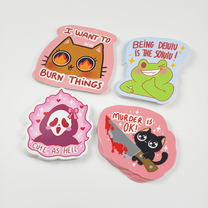 Autocollants personnalisés pour ordinateur portable, mignons, en vinyle, pour enfants, avec logo, imperméables, découpés, impression Cied - Product Image 5