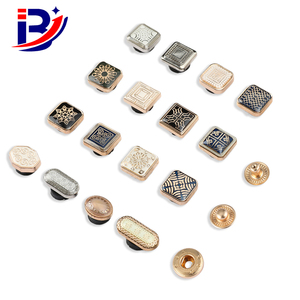 Nút chụp nhanh ngà 12mm, nút chụp vuông thobe 9.5mm, nút chụp tùy chỉnh cho quần áo, nút chụp Kim Loại Tùy chỉnh 4 phần - Product Image 3