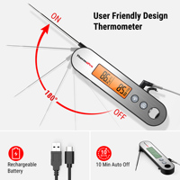 ThermoPro TP610 Thermomètre numérique professionnel pour viande avec ouvre-bouteille pour la cuisine