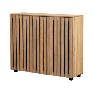 5 Tiers <strong>Shoe</strong> Rack Cabinet Storage Wooden Shelf <strong>Cupboard</strong> Natural for Home - Product Image 2