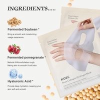 Masque Hydrogel au Collagène de Haricot KOEC Hydratation Tout-en-un Formule Gel Raffermissante Apaisante Masque Visage Soin Coréen Peau de Verre OEM