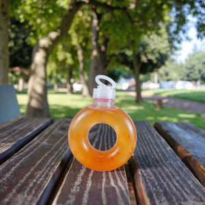 Bouteilles de thé au lait en plastique en forme de beignets de 500ml mignons cruche de bouteille d'eau de sport de voyage tasse de récipient à boire pour enfants enfants - Product Image 4