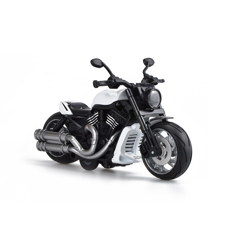 HARLEY en alliage blanc [édition Pull Back]
