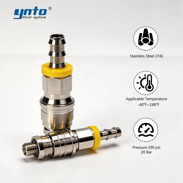 Liquid Cooling Quick Connector Computer Water Cooling System OCP Standard UQD Series Blind Mate Quick Connector High-Performance