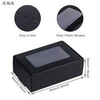 Boîte d'emballage en carton ondulé personnalisée avec fenêtre transparente en PVC, boîtes rigides recyclables pour cadres photo, couleur personnalisée