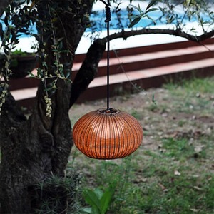 Lustre d'extérieur Étanche IP65 Jardin Rotin Pavillon <span class=keywords><strong>Lampe</strong></span> avec Source de Lumière LED Alimentation Électrique pour Atmosphère de Jardin - Product Image 4