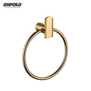 Роскошные золотые латунные аксессуары для ванной комнаты Empolo